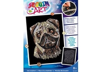 Алмазная мозаика Sequin Art Pug, 25 x 34 см цена и информация | Алмазная мозаика | hansapost.ee