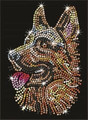 Алмазная мозаика Sequin Art German Shepherd, 25 х 34 см цена и информация | Алмазная мозаика | hansapost.ee