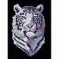 Teemantmosaiik Sequin Art Snow Tiger, 25 x 34 cm hind ja info | Teemantmaalide komplektid | hansapost.ee