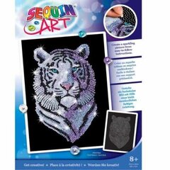 Алмазная мозаика Sequin Art Snow Tiger, 25 x 34 см цена и информация | Алмазная мозаика | hansapost.ee