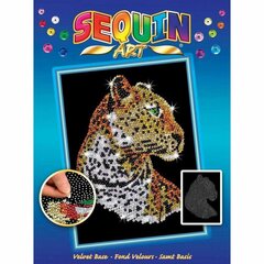 Teemantmosaiik Sequin Art Leopard, 25 x 34 cm hind ja info | Teemantmaalide komplektid | hansapost.ee