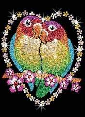 Teemantmosaiik Sequin Art Love Birds, 25 x 34 cm hind ja info | Sequin Art Lastekaubad ja beebikaubad | hansapost.ee