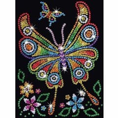 Алмазная мозаика Sequin Art Amber Butterfly, 21 x 28 см цена и информация | Алмазная мозаика | hansapost.ee