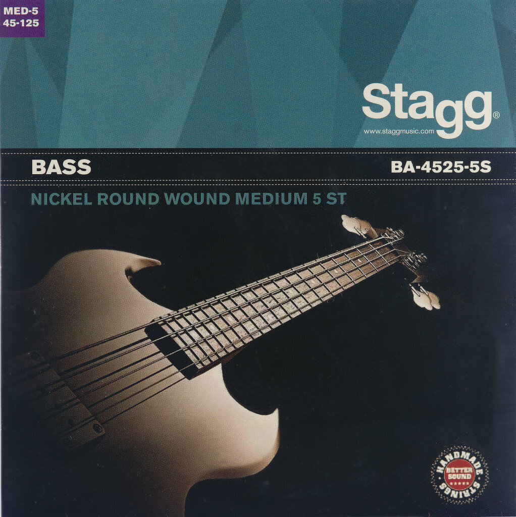 Viie keelega basskitarri keeled Stagg BA-4525-5S .045 - 0.125 hind ja info | Muusikainstrumentide tarvikud | hansapost.ee