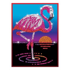 Teemantmosaiik Sequin Art Frankie the Flamingo, 25 x 34 cm hind ja info | Teemantmaalide komplektid | hansapost.ee