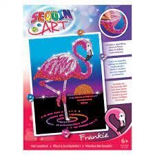 Teemantmosaiik Sequin Art Frankie the Flamingo, 25 x 34 cm hind ja info | Teemantmaalide komplektid | hansapost.ee