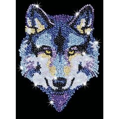 Teemantmosaiik Sequin Art Wolf, 25 x 34 cm hind ja info | Teemantmaalide komplektid | hansapost.ee
