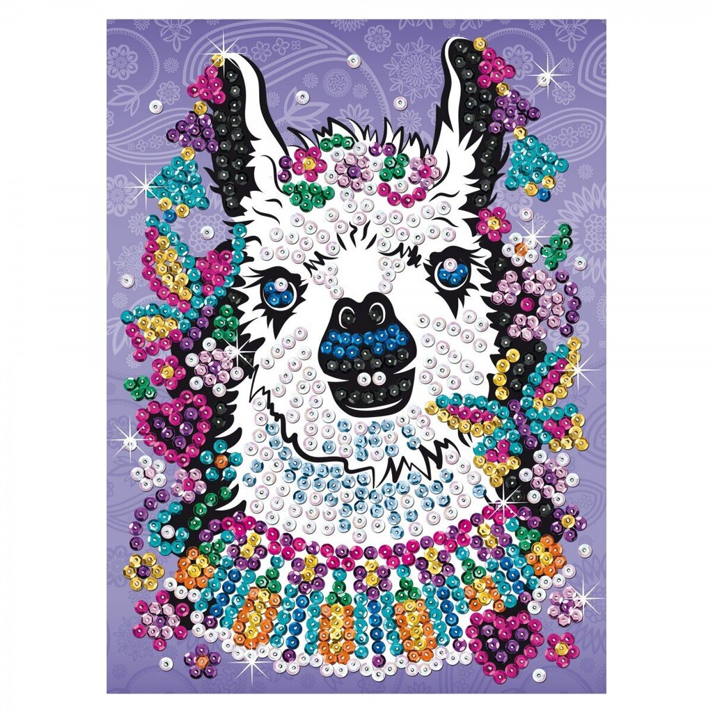 Teemantmosaiik Sequin Art Llama, 21 x 28 cm цена и информация | Teemantmaalide komplektid | hansapost.ee