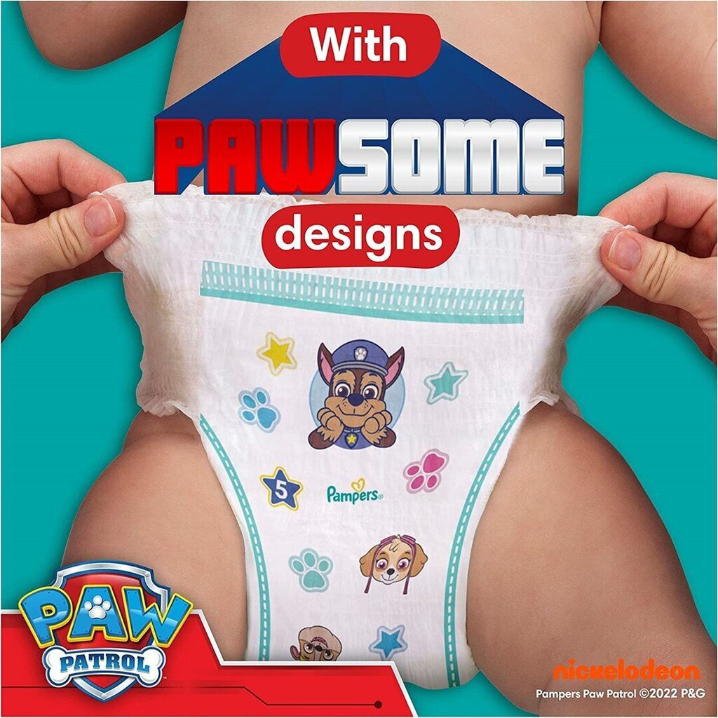 Püksmähkmed Pampers Pants Paw Patrol, suurus 6, 14-19 kg, 60 tk цена и информация | Mähkmed, riidest mähkmed | hansapost.ee