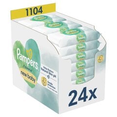 Влажные детские салфетки PAMPERS Harmonie Aqua Pure, 1104 шт. цена и информация | Влажные салфетки | hansapost.ee