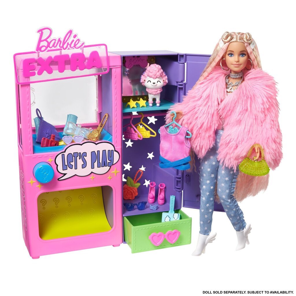 Barbie® Extra moeüllatuste riidekapp HFG75 hind ja info | Mänguasjad tüdrukutele | hansapost.ee