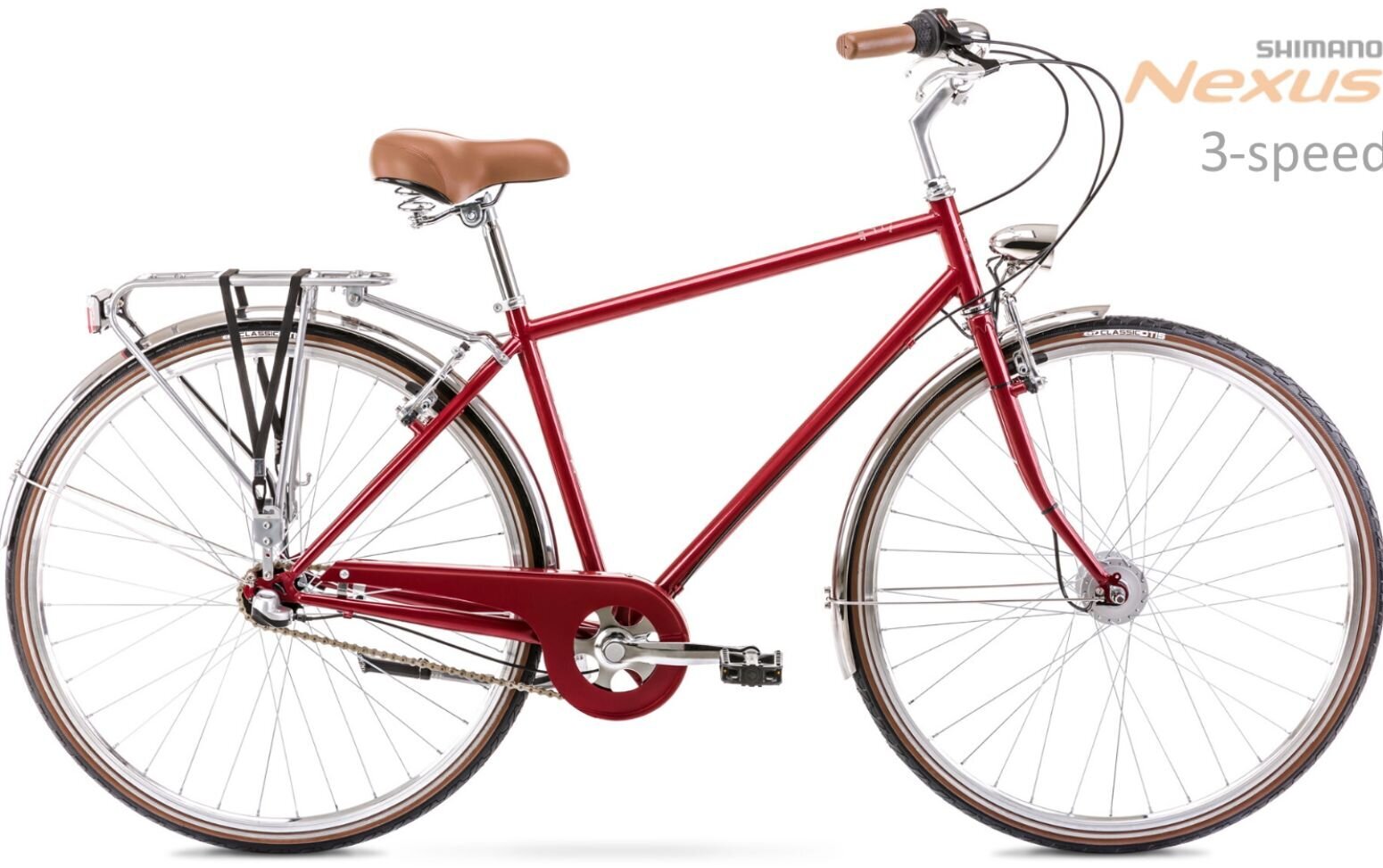 Jalgratas Romet Vintage Classic M 28" Alu 2022, punane цена и информация | Jalgrattad | hansapost.ee