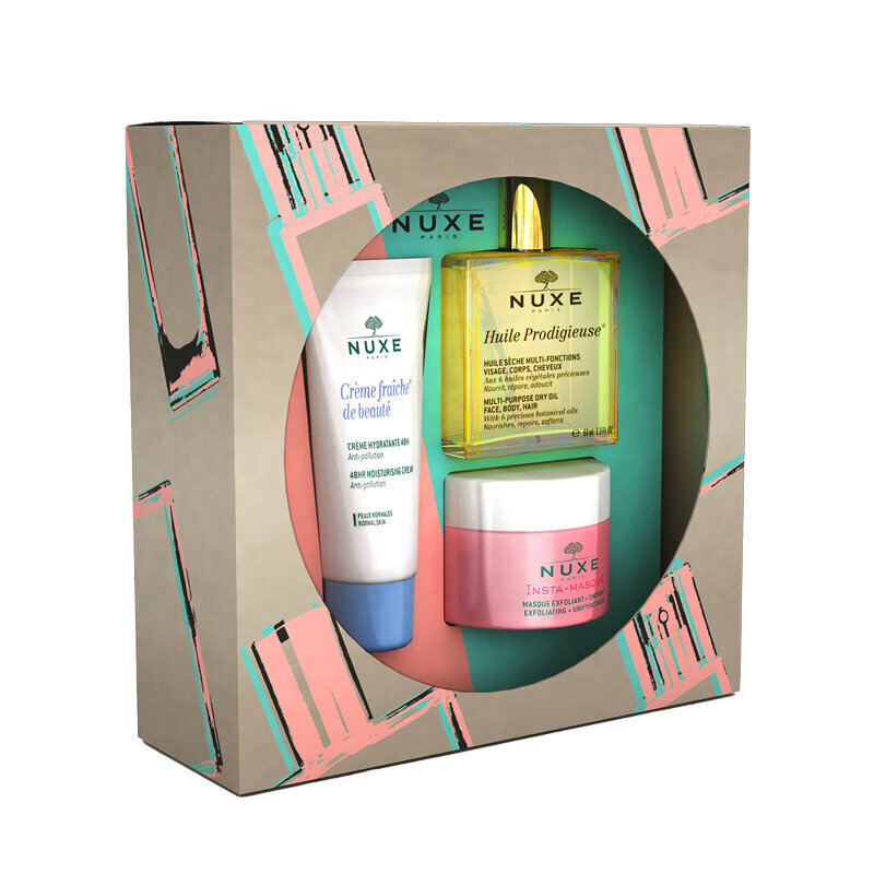 Kosmkeetikakomplekt Nuxe Discovery Box 2020, õli 50 ml + mask 50 ml + kreem 30 ml цена и информация | Näokreemid | hansapost.ee