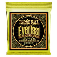 Струны для акустической гитары Ernie Ball Everlast Extra Light Bronze 0.010 - 0.050 цена и информация | Принадлежности для музыкальных инструментов | hansapost.ee