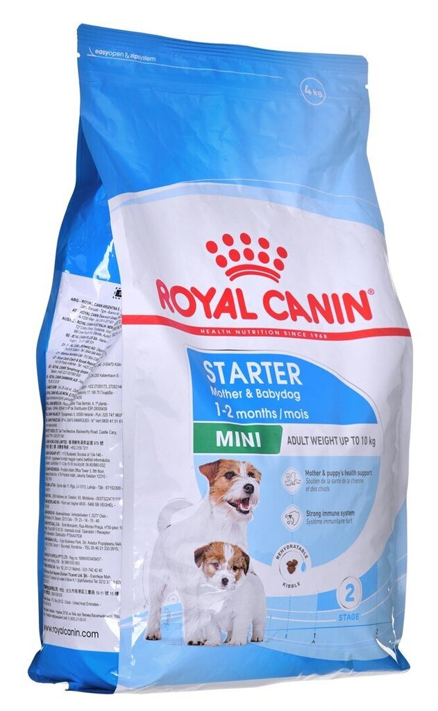 Royal Canin tiinetele ja imetavatele emastele koertele Mini Starter Mother&Babydog, 4 kg цена и информация | Koerte kuivtoit ja krõbinad | hansapost.ee