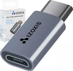 Adapter Izoxis OTG Micro USB 2.0 USB Type-C hind ja info | USB adapterid ja jagajad | hansapost.ee