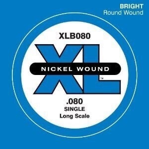 Bassikeel D'Addario XLB080 hind ja info | Muusikainstrumentide tarvikud | hansapost.ee