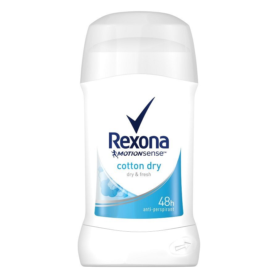 Pulkdeodorant - antiperspirant Rexona Motion Sense Cotton Dry naistele 40 ml hind ja info | Deodorandid | hansapost.ee