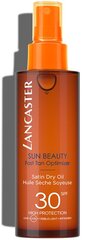 Pihustatav kuivõli Lancaster Sun Beauty Body Satin Sheen Oil SPF30 150 ml hind ja info | Päikesekaitse ja päevitusjärgsed kreemid | hansapost.ee