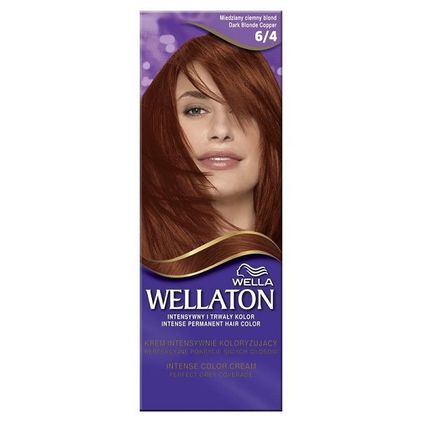 Juuksevärv Wella Wellaton Intense Permanent Color 6/4 Copper Dark Blond 100 g hind ja info | Juuksevärvid | hansapost.ee