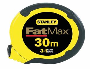 Рулетка STANLEY STEEL FATMAX, 30 м  цена и информация | Механические инструменты | hansapost.ee