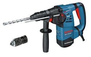 BOSCH puuri- ja vahetushaamer SDS-PLUS 800W 3,1J 3,6kg kohver + Lisa käepide GBH 3-28 DFR hind ja info | Lööktrellid | hansapost.ee