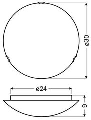 Candellux laevalgusti Srebro hind ja info | Laelambid | hansapost.ee