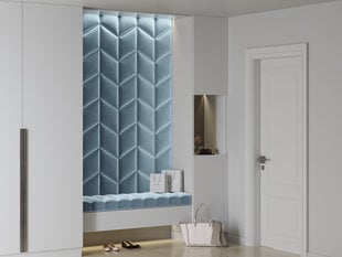 Мягкие настенные панели, 3 шт., Kooko Home Attyla R5, светло-синие цена и информация | Мягкие стеновые панели | hansapost.ee