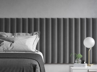 Мягкие настенные панели, 3 шт., Kooko Home Falstaff R8, темно-серые цена и информация | Мягкие стеновые панели | hansapost.ee