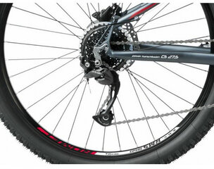 Горный велосипед Romet Rambler FIT 27.5" 2023, черный/красный цена и информация | Велосипеды | hansapost.ee