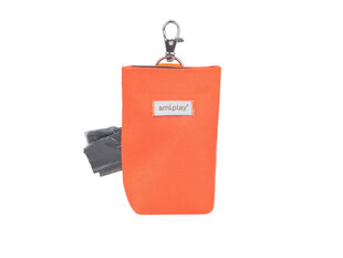 Футляр Amiplay для мешков для экскрементов Samba Orange цена и информация | Средства по уходу за животными | hansapost.ee
