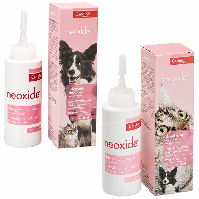 Neoxide 100ml kõrvapuhastusvahend цена и информация | Hooldus/grooming | hansapost.ee