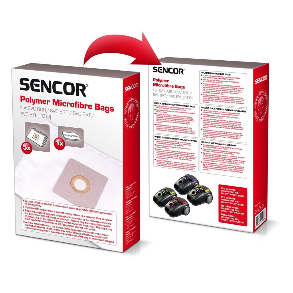 Sencor SVC 8 цена и информация | Tolmuimejate lisatarvikud | hansapost.ee