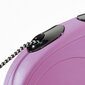 Flexi automaatne rihm New Classic S, roosa, 5 m цена и информация | Jalutusrihmad koertele | hansapost.ee