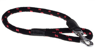 Поводок короткий Amibelle, черный с красными элементами, 65 см цена и информация | Поводки для собак | hansapost.ee