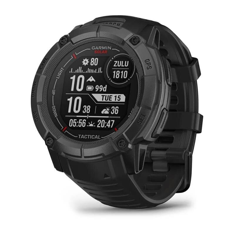 Garmin Instinct® 2X Solar Tactical Black hind ja info | Nutikellad, laste nutikellad | hansapost.ee