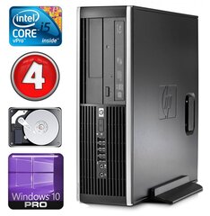 HP 8100 Elite SFF i5-650 4GB 250GB DVD WIN10Pro цена и информация | Стационарные компьютеры | hansapost.ee