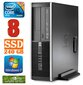 HP 8100 Elite SFF i5-650 8GB 240SSD GT1030 2GB DVD WIN7Pro цена и информация | Lauaarvutid | hansapost.ee