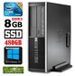 HP 8100 Elite SFF i5-650 8GB 480SSD GT1030 2GB DVD WIN10 цена и информация | Lauaarvutid | hansapost.ee