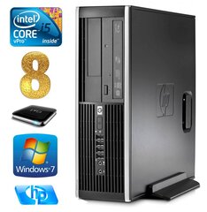 HP 8100 Elite SFF i5-650 8GB 1TB DVD WIN7Pro [refurbished] цена и информация | Стационарные компьютеры | hansapost.ee