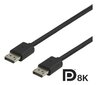 Deltaco DP8K-1030, DisplayPort, 3m цена и информация | Juhtmed ja kaablid | hansapost.ee