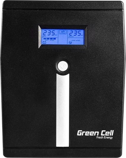 Green Cell UPS 2000VA 1400W Power Proof цена и информация | Puhvertoiteallikad | hansapost.ee