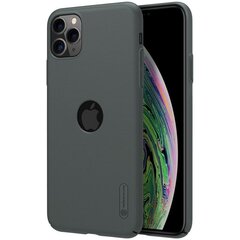 Nillkin Super Frosted Shield – ümbris Apple iPhone 11 Pro jaoks logoga (tumeroheline) hind ja info | Telefonide kaitsekaaned ja -ümbrised | hansapost.ee