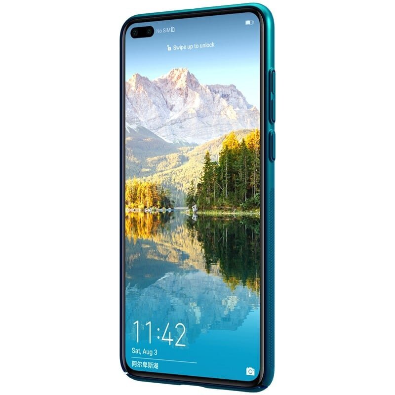 Nillkin Super Frosted Shield skirtas Huawei P40, mėlynas hind ja info | Telefonide kaitsekaaned ja -ümbrised | hansapost.ee
