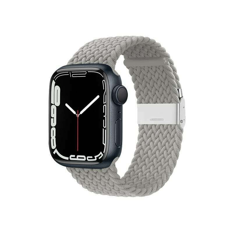 Crong Wave Band skirta Apple Watch 38/40/41mm, pilka цена и информация | Nutikellade aksessuaarid ja tarvikud | hansapost.ee