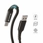 Crong Armor Link, USB-C - USB-A, 1.5 m hind ja info | Mobiiltelefonide kaablid | hansapost.ee