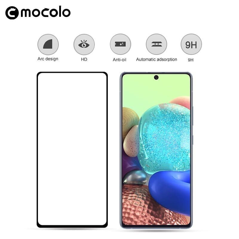 Apsauginis stiklas Mocolo 2.5D Full Glue Glass skirtas Oppo A74 5G цена и информация | Ekraani kaitseklaasid ja kaitsekiled | hansapost.ee
