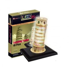 3D Pusle CubicFun Pisa torn LED, 15 osa hind ja info | Pusled lastele ja täiskasvanutele | hansapost.ee