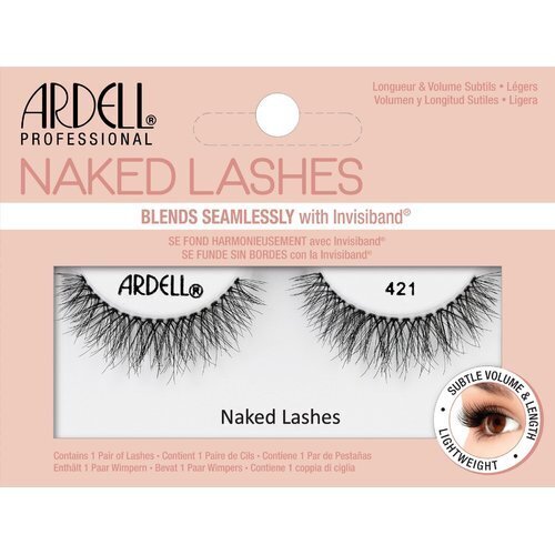 Ardell Naked Lashes 421 - Fake eyelashes 1.0ks Black hind ja info | Kunstripsmed, ripsmeliim ja ripsmekoolutajad | hansapost.ee