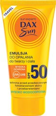 Dax Sun солнечная эмульсия для лица и тела SPF 50,50мл цена и информация | Кремы от загара | hansapost.ee